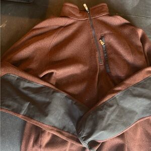 Fjallraven Brown Pullover with Black Details
